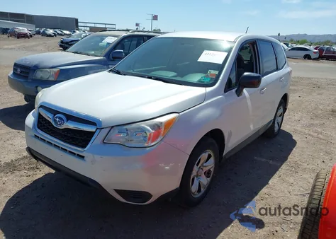 2014 Subaru Forester 2.5I z USA, uszkodzony, nr VIN JF2SJAAC4EG442770